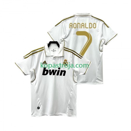 Billiga Fotbollströjor Real Madrid Cristiano Ronaldo 7 2011 2012 Retro Hemma tröja Kortärmad